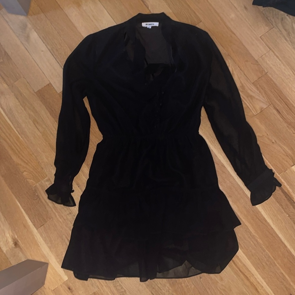 Bb Dakota chiffon black dress
